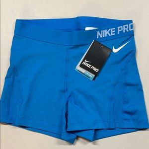 Nike Pro Hypercool 3" Short Blue  - Size Medium